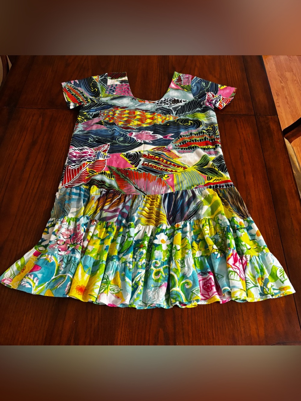 Jams World Med Tropical Fish Print Hattie Dress
